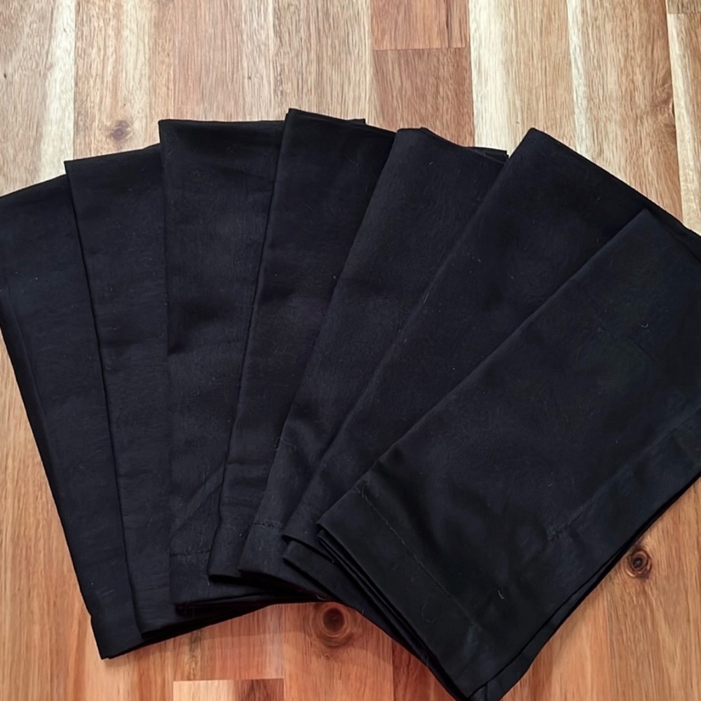 Set of 60 Black Cloth Napkins for any occasion!